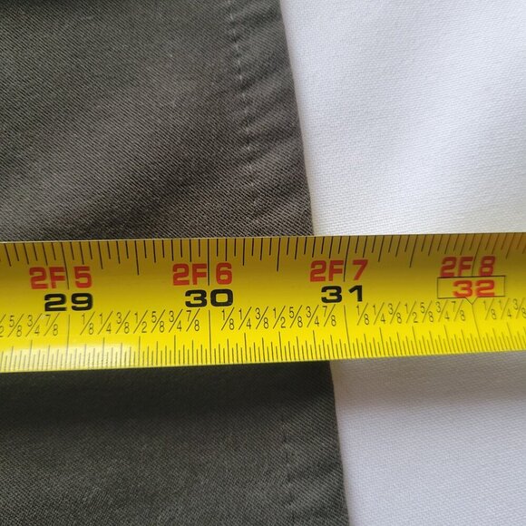 Talbots Stretch Dark Olive Green Microfiber Button-Up Shirt Jacket Shacket (2X) - Picture 16 of 16